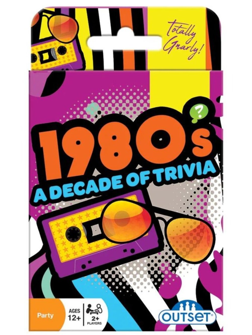 1980s A Decade of Trivia Card Game Outset Media 355 Questions Party Travel Game